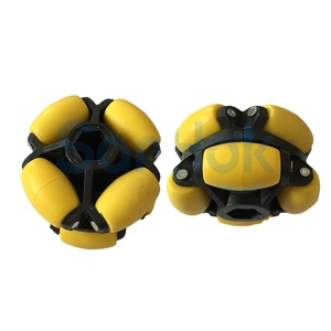 Roue omnidirectionnelle en nylon hexagonal 2LH-<span class=keywords><strong>70</strong></span> de 50 kg de capacité de charge pour convoyeur à pierre, vente en gros - Product Image 1