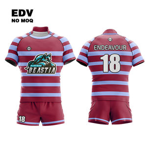 Uniforme de Rugby personalizado por sublimación Uniforme de Rugby con logotipo Uniforme de Rugby Durable para entrenamiento - Product Image 1