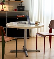 Table à manger ronde pliable vintage, table multifonctionnelle créative en alliage d'aluminium pour petits appartements