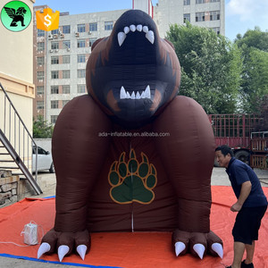 Túnel de entrada de oso inflable, decoración de animales personalizada para eventos gigantes, oso inflable de dibujos animados para Festival A9940 - Product Image 4