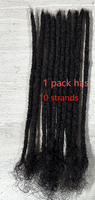 Extensions de dreadlocks Vastdreads 0.4/0.6/0.8cm 100% cheveux humains, extensions de locs afro crépues en cheveux naturels, dreadlocks en cheveux humains