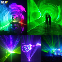 Projecteur laser d'animation GEVV Battery 3W 5W RGB ILDA DMX avec contrôle par application pour scène, bars, fêtes de famille, spectacles, mariages