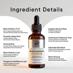 เซรั่มบำรุงผมขาวให้กลับดำ ป้องกันผมหงอก ฟอ-ติ ออร์แกนิคจากธรรมชาติ ขายส่ง ช่วยบำรุงสุขภาพเส้นผม - Product Image 4