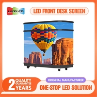 Pantalla LED de Alta Definición Modular de Nuevo Diseño para Interiores, P1.86 P2 P2.5, para Recepción, Pantalla LED de Escritorio