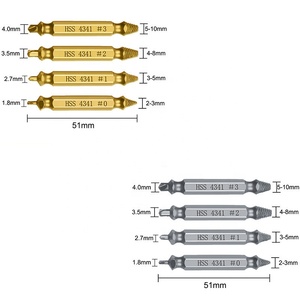 4 個の Hss4341 ツールセットでネジを効率的に取り出し、剥がすためのボルトスタッド取り外しキット - Product Image 5