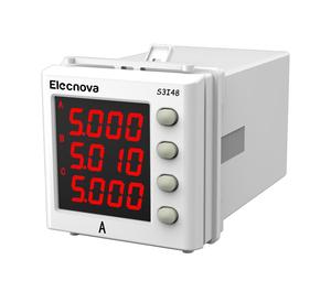 Màn Hình <span class=keywords><strong>LCD</strong></span> Micro Ampe Hour <span class=keywords><strong>Meter</strong></span> S3I48 Bảng Điều Khiển 48*48 Bảng Điều Khiển 3 Pha Hiển Thị Kỹ Thuật Số Hiện Tại <span class=keywords><strong>Meter</strong></span> Kỹ Thuật Số Chỉ AC 1A/ 5A LED 0.5 - Product Image 2