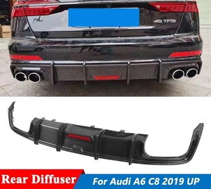 Xe <span class=keywords><strong>A6</strong></span> C8 Sline <span class=keywords><strong>S6</strong></span> sợi carbon khuếch tán phía sau cho <span class=keywords><strong>Audi</strong></span> <span class=keywords><strong>A6</strong></span> <span class=keywords><strong>S6</strong></span> C8 4 cửa 2019 2020 2001 2022 2023 cản sau thấp hơn Lip Spoiler - Product Image 2