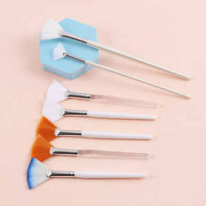 Esthéticienne visage Applicateur soft mix masque unique peeling facial Acide beauté spa outils Cosmétique mini single <span class=keywords><strong>Maquillage</strong></span> Fan Brush - Product Image 4