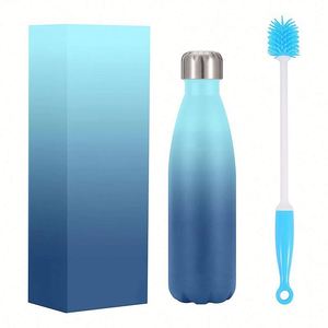 Botella de Agua Deportiva Personalizada de Acero Inoxidable con Aislamiento al Vacío, Ecológica, de 500 ml, con Cuerda, Aislamiento Térmico de 24-36 Horas, Agua Hirviendo - Product Image 3