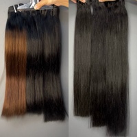 Extensiones de Cabello Humano 100% Real Vietnam Shunfa SDD 14A, Se Pueden Permanecer Alisadas