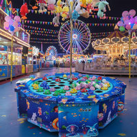 Modèle de simulation de machine de pêche pour parc d'attractions pour enfants - Taille réelle, construction en acier et métal pour intérieur/extérieur, idéal pour les écoles