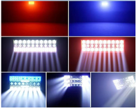 24 luces LED estroboscópicas RGBW Thunder Curtain para escenarios de bodas y discotecas