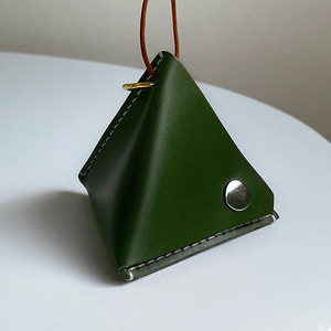 Dragon Boat Festival Zongzi <b>Coin</b> <b>Purse</b>, Creative PU Leather Triangle <b>Coin</b> <b>Purse</b>, Wholesale Gift, <b>Coin</b> <b>Coin</b>, Headphone Storage - Product Image 3