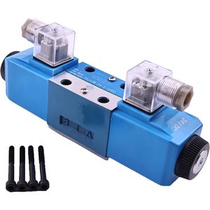 Válvula Direccional Solenoide YIHETOP DG4V-3-6C-M-U-H7-60 24V DC Control Hidráulico Puerto de 1/2 Pulgada Cuerpo Metálico - Product Image 4