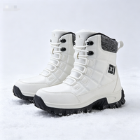 Bottes d'hiver mi-mollet en PU pour femmes, antidérapantes, doublure thermique chaude, semelle en caoutchouc, vente en gros usine