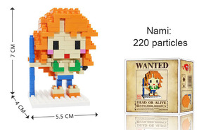 De dibujos animados bloques Ace Sanji fumador Usopp <span class=keywords><strong>nico</strong></span> <span class=keywords><strong>robin</strong></span> una pieza nami pvc <span class=keywords><strong>figura</strong></span> de acción - Product Image 3