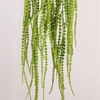 Nouvel arrivage de fleurs de soie Amaranthus blanches bordeaux suspendues mousse artificielle Ery décorations de noël de mariage plante en plastique