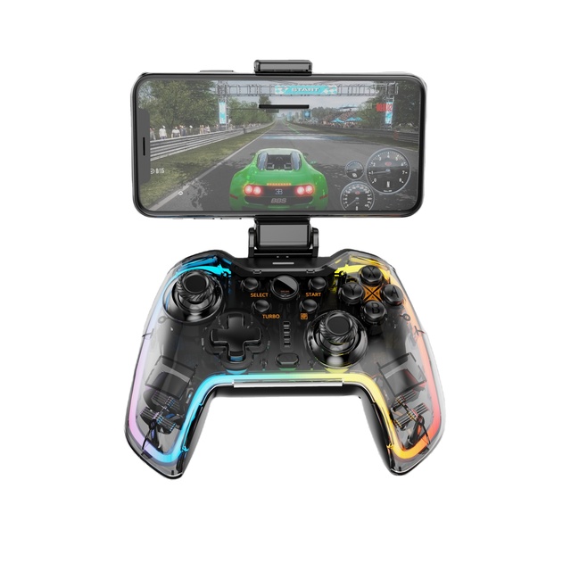 Mobile Phone Joystick RGB Breathing Light Wireless for 4.0 Game Controller Vibration Motor Turbo Button Programmable