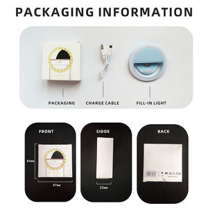 Nouvelle Lampe Annulaire LED Professionnelle pour Maquillage, Clip-On, Idéale pour Selfie Smartphone, Accessoire de Télé<span class=keywords><strong>phone</strong></span> Portable pour Filles - Product Image 3