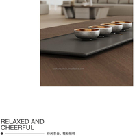 Vente en gros de Sanxin, table basse de balcon familial de style chinois, ensemble table à thé et chaises rectangulaires en bois massif pour café Kung Fu