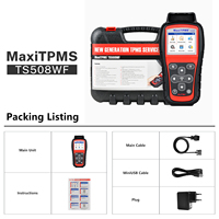 Herramienta de Programación de Válvulas TPMS MaxiTPMS TS508WF, Escáner OBD2, Monitor de Presión de Neumáticos para Camiones/Autos, 1 Año de Garantía