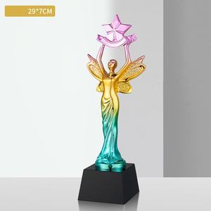 कस्टम क्रिस्टल राल नृत्य प्रतियोगिता ट्रॉफी संगीत रेसिन बॉडीबिल्डिंग रेसिन ट्रॉफी पुरस्कार गोल्डन गायन प्रतियोगिता ट्रॉफी - Product Image 6
