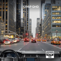 Caméra embarquée M300 pour voiture, DVR 140° FOV 1296P IPS, vision nocturne, surveillance de stationnement 24h/24, GPS, ADAS, 30FPS, Wi-Fi et contrôle par application