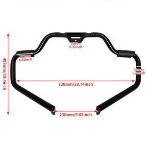 Barra Protectora Delgada para Motor, Barra Anticaídas para Harley Softail FXBR FLSB FXBB FLSL 2018-2024, Parachoques para Motocicleta - Product Image 4