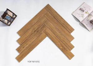 Restaurante <span class=keywords><strong>Hotel</strong></span> Decoración 200*200 Art Wood Parquet Azulejo de piso antideslizante - Product Image 4