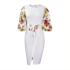 Falda de estilo africano para mujer, vestido de verano con estampado grande, estilo europeo y americano, 2022 - Product Image 2