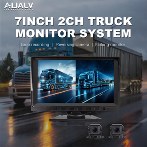 STWEI Caméra embarquée portable BSD 2CH 4G avec enregistrement réseau à distance, double objectif 1080p, vision nocturne améliorée pour fourgonnette/camping-car/camion - Product Image 2
