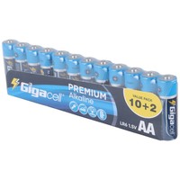 Piles alcalines premium 1,5 V, taille AA, LR6, de la meilleure qualité, pour télécommandes, calculatrices, balances