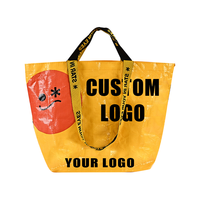 Sac fourre-tout PET recyclé personnalisé Promotion RPET Sac à provisions Cadeau PP polypropylène laminé non tissé Sac avec conception personnalisée
