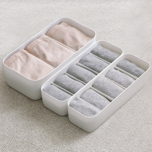 Socks And Underwear Storage Box Drawer Organizer Stackable With Compartments For Cabinet Storage - Product Image 2
