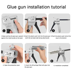WYLIE WL-006 Push-Type Manual AB Glue Gun 10:1 Ratio for <strong>Mobile</strong> Phone Repair Glue Dispensing Rapid Glue <strong>Application</strong> <strong>Tool</strong> - Product Image 5