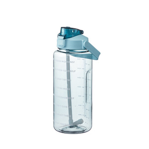 Caldo 3-in-1 Set all'ingrosso scuola sport borraccia acqua per bambini bicchieri di plastica con paglia citazione motivazionale per i bambini - Product Image 5