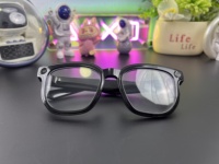 Lunettes Intelligentes H03 800W 1200P AI avec Technologie HD, Reconnaissance d'Image, Caméra Étanche IPX4, Audio Noir pour Appareils Intelligents Hommes