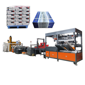 ระบบบรรจุภัณฑ์กล่องอัตโนมัติเต็มรูปแบบ Focuspack ประกอบด้วยการขึ้นรูปกล่อง การบรรจุ การปิดผนึกด้วยเทป การรัดสายรัด การติดฉลาก และการจัดวางบนพาเลท - Product Image 1