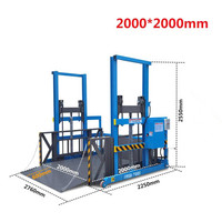 Plateforme de chargement mobile hydraulique, rampe de chargement portable pour camions conteneurs, pour le déchargement de marchandises en entrepôt