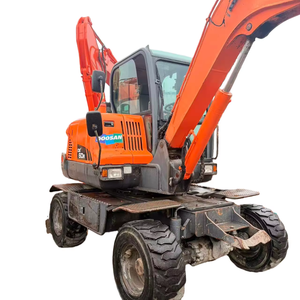 Excavadora de Ruedas Usada Doosan DX60, Mini Excavadora Usada Doosan EPA, Excavadora de Ruedas Usada de Segunda Mano DX60 - Product Image 1