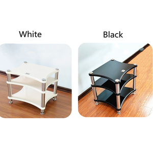 Support de haut-parleur <span class=keywords><strong>HiFi</strong></span> en bois massif DY-05, armoire Audio, équipement d'amplificateur, amortisseur, étagère à ongles (modèle global) - Product Image 6