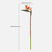Fleurs artificielles Bird Paradise pour la décoration intérieure, arrangements en pot, bouquets de mariage, petite Strelitzia artificielle pour la Saint-Valentin