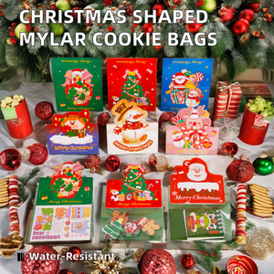 Mylar troquelado forma Irregular PET CPP bolsa de embalaje para Navidad galleta chicle <span class=keywords><strong>Sushi</strong></span> fideos gelatina-para alimentos incluidos - Product Image 3