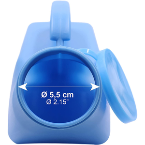 Urinoir pour homme adulte (x1 unité, couvercle non hermétique), urinoir portable pour adulte PEPE P40019 - Product Image 4