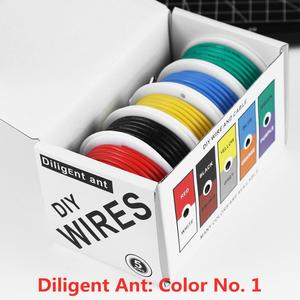 ApisQueen Silicone Wire 16-30AWG Tinned Copper Stranded Insulated Electronics Cable 5 Colors Boxed - Product Image 5