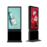 Écran tactile LCD vertical double face de 75 pouces, affichage numérique 4K, kiosque publicitaire pour magasin de détail, centre commercial