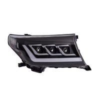 Ensemble de phares à projecteur Bi-LED modifiés, feux de jour à LED pour Toyota Land Cruiser