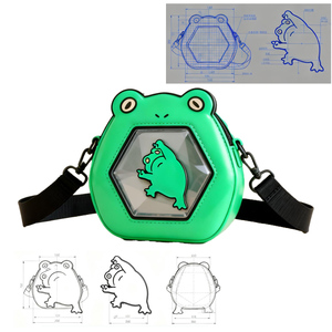 Épingles d'anime personnalisées affichage école <span class=keywords><strong>Cosplay</strong></span> Faux cuir végétalien multi-usages Ita sac à dos - Product Image 2