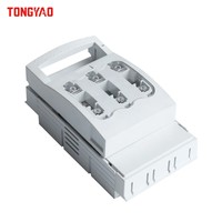 Interrupteur-sectionneur à fusible 3 pôles 160A 690V 50Hz en plastique et cuivre, interrupteur isolant blanc pour montage en armoire, distribution d'énergie