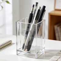 Support de stylos en acrylique transparent, design OEM d'usine, organisateur de rangement pour stylos, présentoir pour bureau